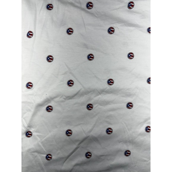 NWT Cactus Boys Kids White Puerto Rico Flag All Over Print T Shirt Size 11 12 - Picture 3 of 5
